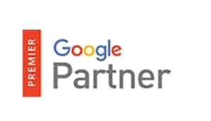 Logo de Google Partner, reflejando la asociación de Diseño Instantáneo y Coriolano con Google para brindar servicios de publicidad digital de primer nivel.
