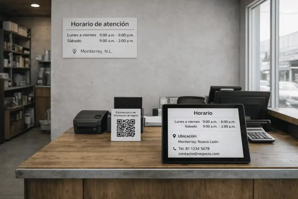 como una pagina web genera confianza en un negocio local ordenado